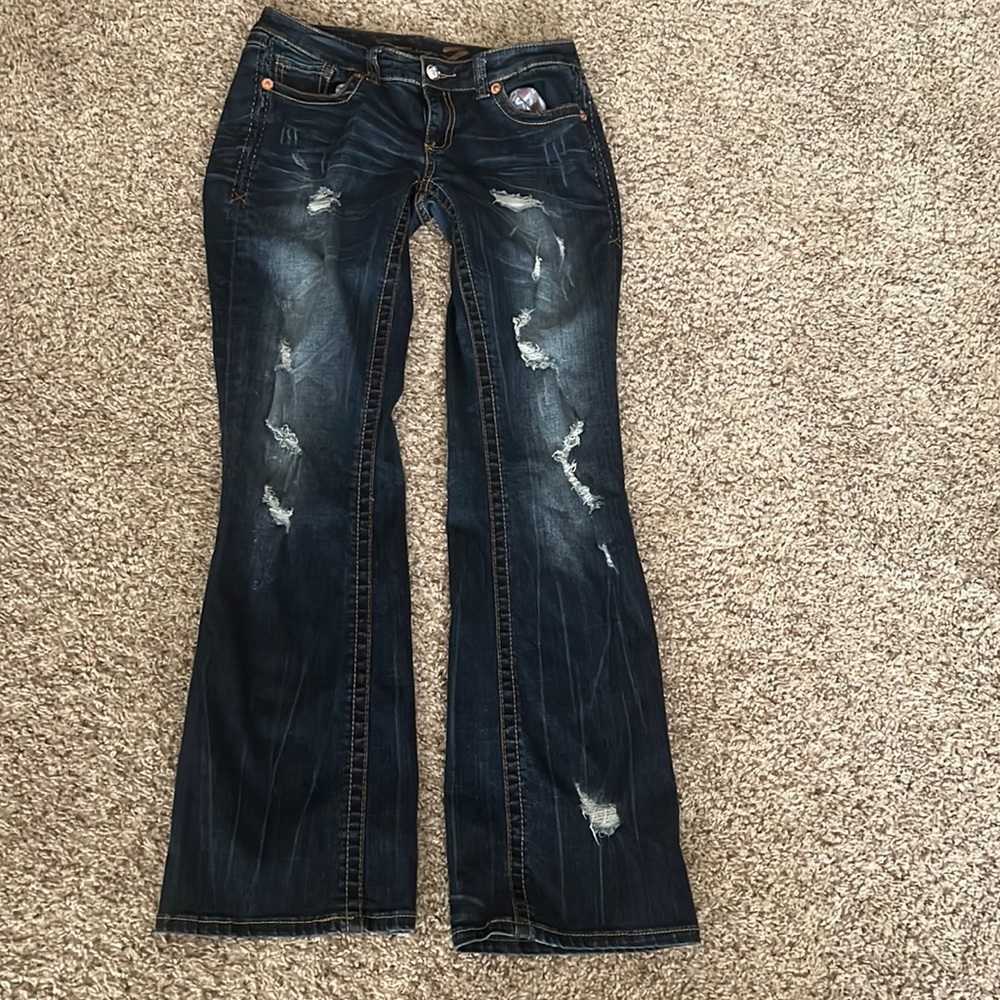 Seven jeans. Women’s Union Jack jeans